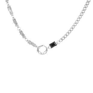 嘻哈痞帅毛衣链高街男款小众高级设计感男士项链个性潮男吊坠配饰