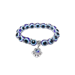 恶魔之眼手链ins小众设计潮人哥特风饰品潮流嘻哈情侣手链男女