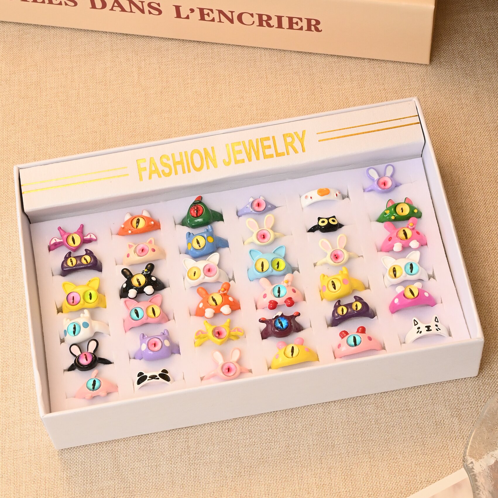 小怪兽集合啦~怪兽戒指女童趣