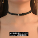 肌理感皮带扣choker项圈高级百搭颈链锁骨项链2025新款 一款 两戴