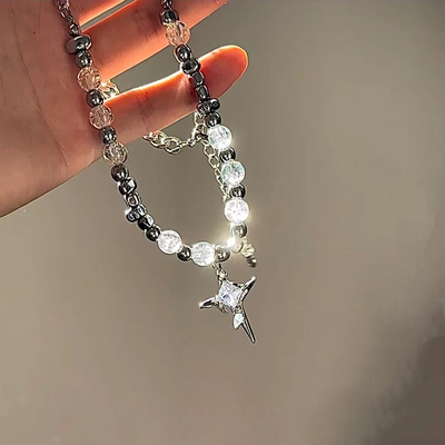 [万花冰镜]高级轻奢钛钢项链