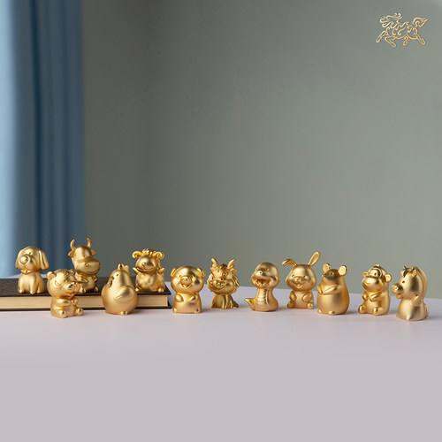 铜师傅摆件十二生肖吉祥礼物属相