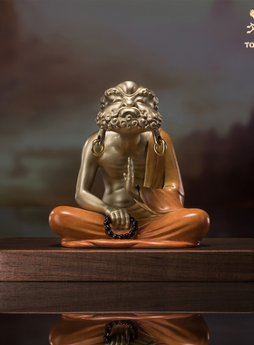 铜师傅《禅定》客厅桌面达摩禅意