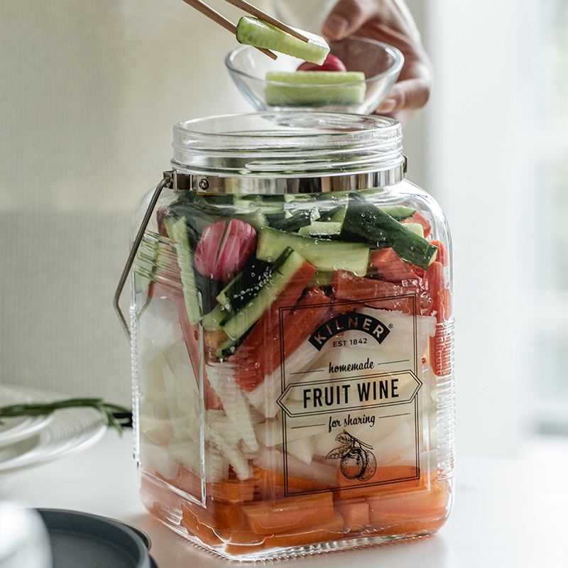赠送食品夹英国kilner泡菜罐