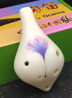 学生防摔6孔陶笛中音C调塑胶树脂AC初学塑料六孔送配件包邮乐器