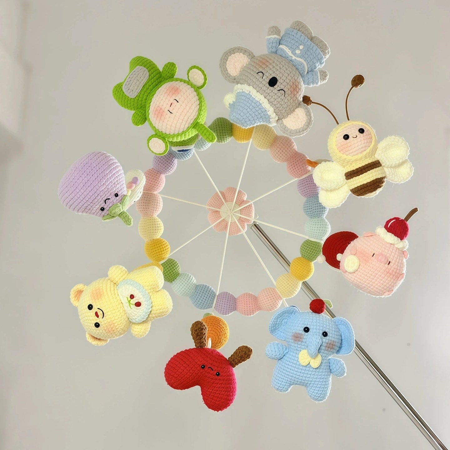 宝宝床铃婴儿车挂DIY针织材料包送婴儿可爱见面礼手工编织礼物,节庆用品/礼品,创意玩偶,淘宝优惠券,粉丝福利购,淘宝优惠卷