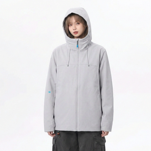 鸭鸭轻薄羽绒服女款小个子春季短款鸭绒2026年新款连帽加厚外套