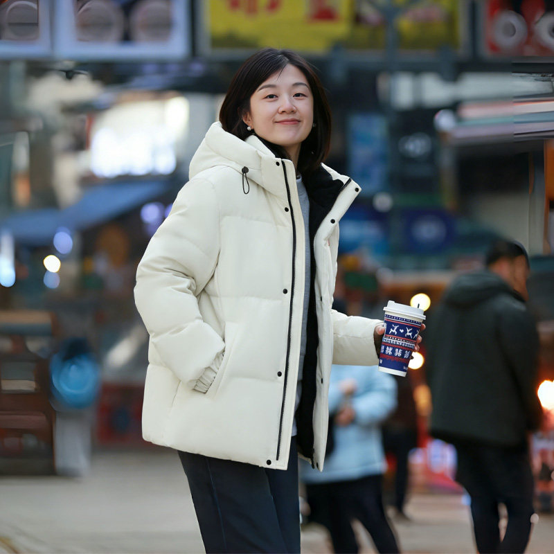 鸭鸭短款羽绒外套妈妈羽绒服90鸭绒防风立领女士加厚保暖新款2025,女装/女士精品,羽绒服,淘宝优惠券,粉丝福利购,淘宝优惠卷