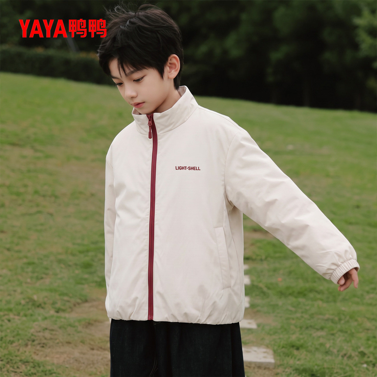 鸭鸭儿童羽绒服2026新款户外运动图片