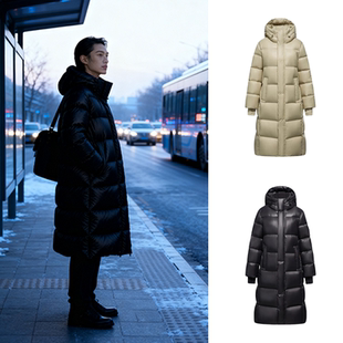 鸭鸭羽绒服男款冬季男士鹅绒2025新款中长款东北零下40度防寒服