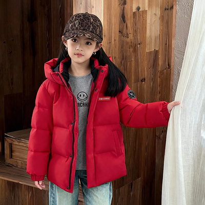 鸭鸭羽绒儿童服高充绒量学生冬季