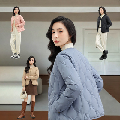 鸭鸭短款时尚内搭羽绒服