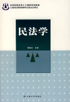 正版 高等院校法律主干课程系列教材-民法学 陈铁水主编 云南大学出版社 9787810688369 可开票