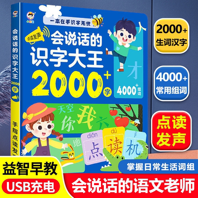 说话识字大王2000学前语文同步