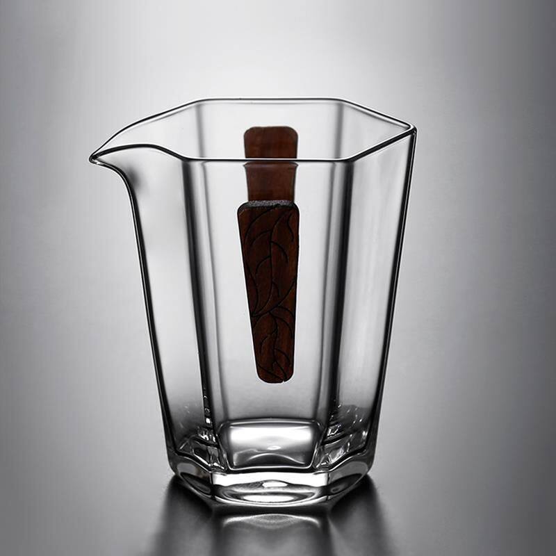 日式耐热玻璃公道杯手工茶海木柄防烫公杯透明分茶器日式高透匀杯,餐饮具,公道杯,淘宝优惠券,粉丝福利购,淘宝优惠卷