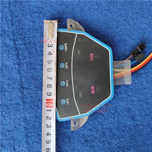 电动车仪表T80表盘码表带电量显示 48v60v通用前LED仪表盘外卖车