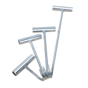 卖肉不锈钢杀猪勾子丁字钩拉货卸水泥子钩猪肉钩手拉钩铁屠宰肉钩