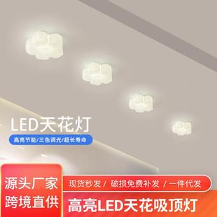 新款 过道走廊灯入户玄关小花朵吸顶灯温馨衣帽间阳台灯具防蓝光