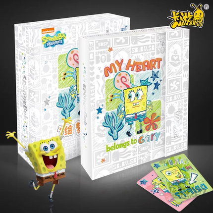 卡游海绵宝宝卡片周边妙趣时光特典包第2弹派大星卡牌绘梦收藏册