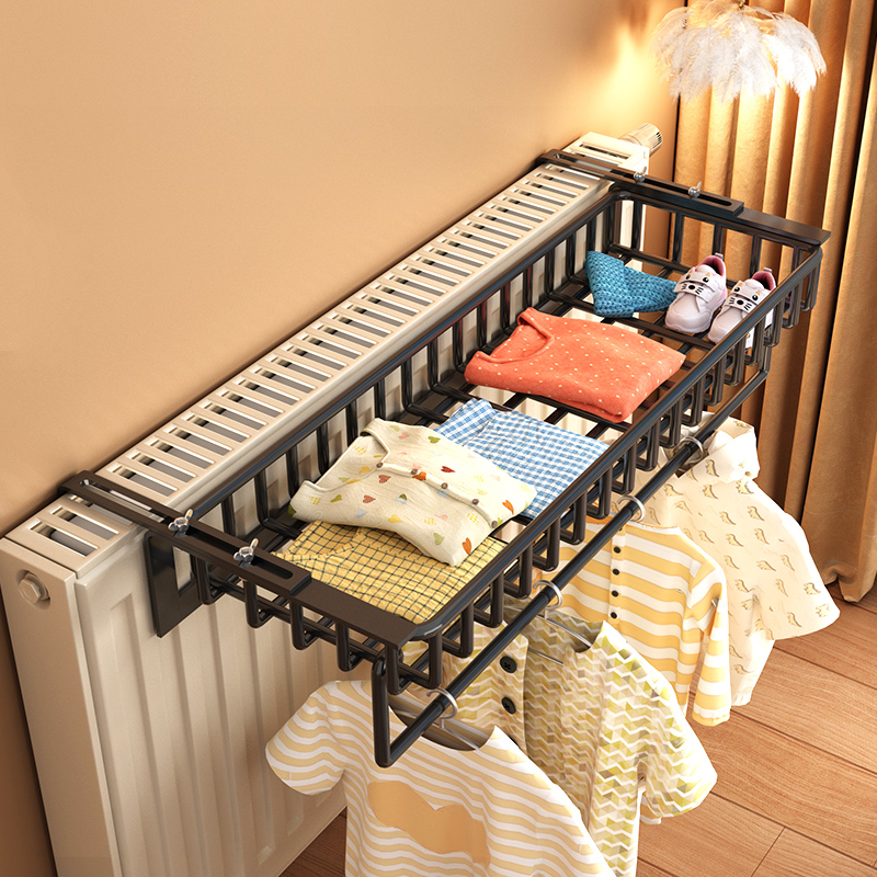 暖气片置物架晾衣架暖气管上专用挂钩挂架烘干凉衣鞋袜架子晾晒架