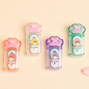 天高软萌猫爪点点胶手工DIY涂错可擦强粘点点胶双面胶带创意可爱