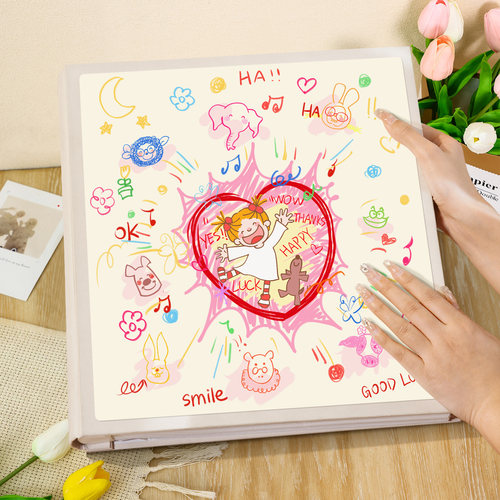 5寸6横竖混合宝宝照片收纳册插页