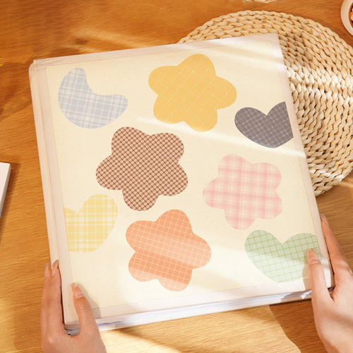 花形格纹插页相册5/6寸拍立得