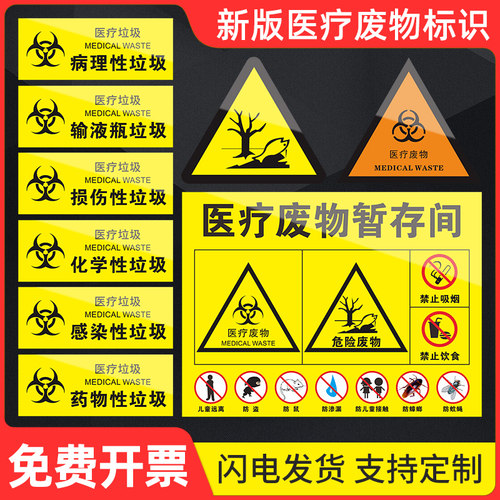 2024新版医疗废物标识牌