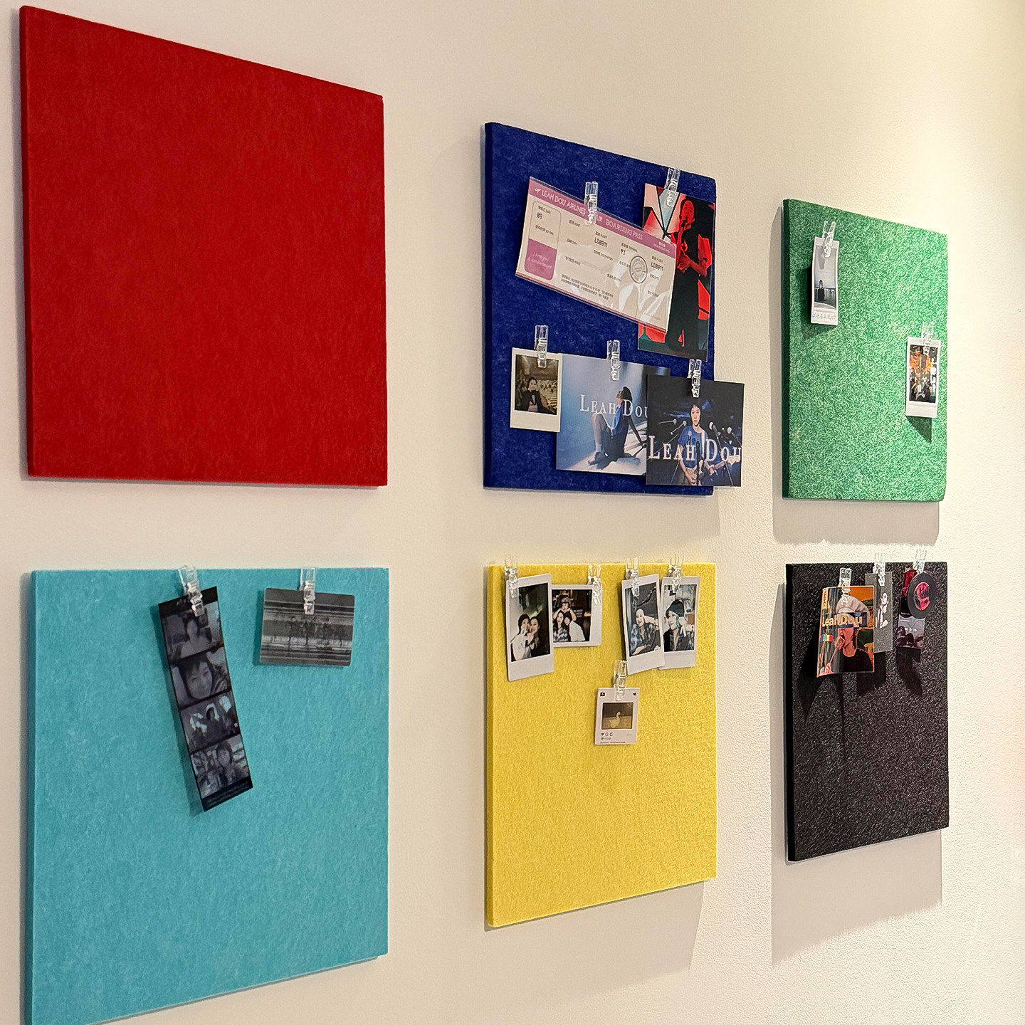 【新家的100个快递】彩色毛毡墙贴照片墙展示墙小装饰图钉背景墙