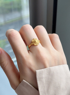 岁月系列巴洛克旋叶戒指