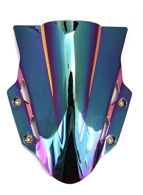 前挡风玻璃透导流蓝色gsx250r挡于电配件风新款适用罩镀银