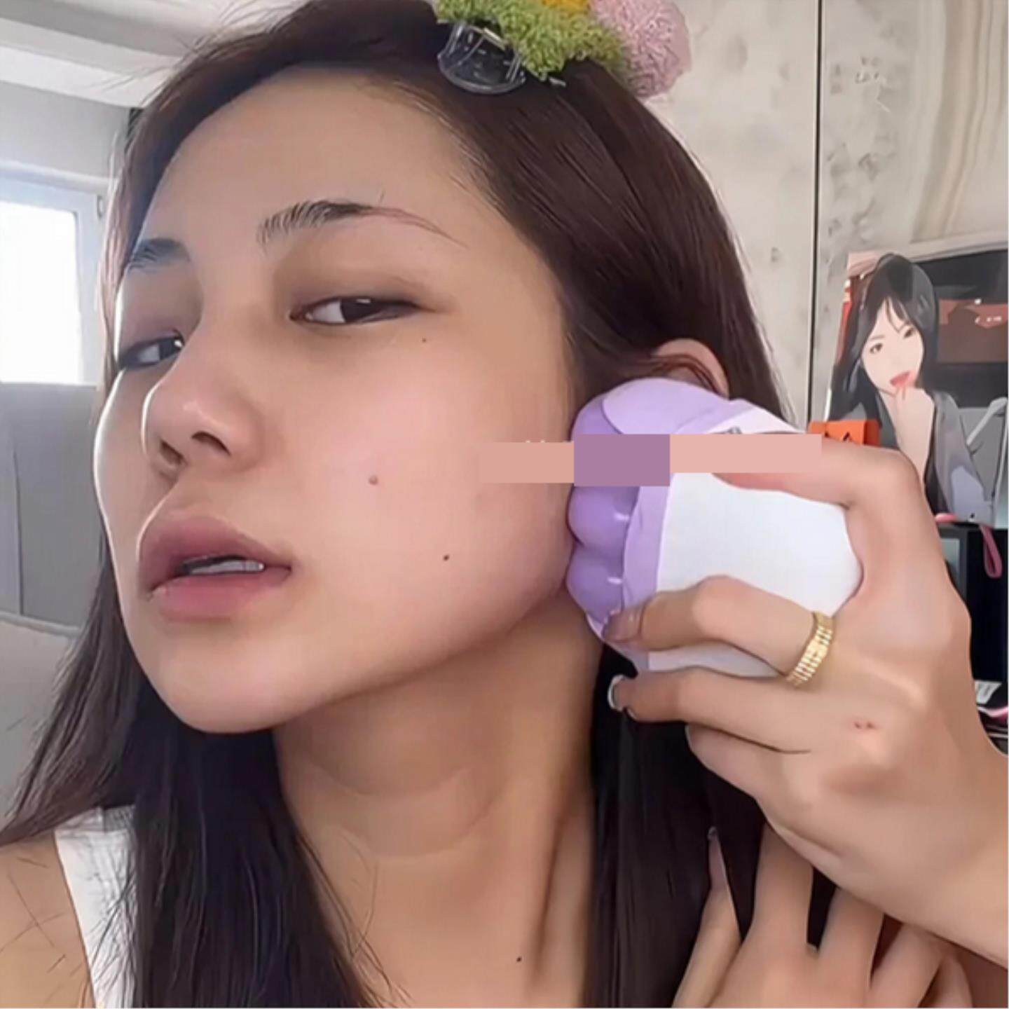 冰敷美容仪脸部消肿神器冷敷仪双头冰滚轮缓解水肿按摩下颚线眼部