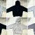 FW25 Drop2 Essentials拉丝银跨境加绒拉链开衫 纯黑宽松跨界卫衣