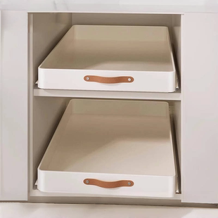 橱柜拉篮柜内抽拉式置物架厨房下水槽抽屉式调料碗碟盘收纳盒神器