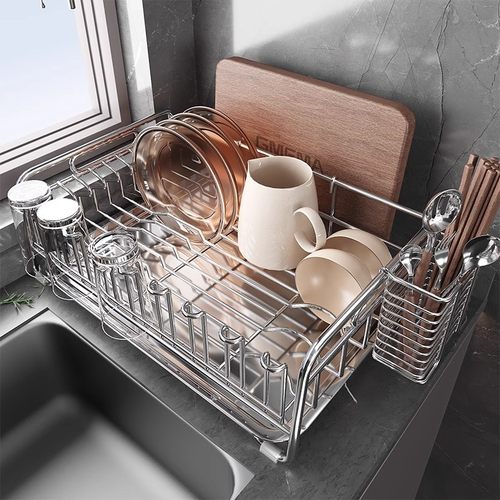 304不锈钢碗碟收纳水槽沥水架