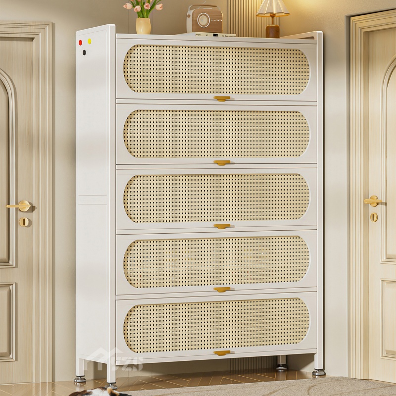 入户门透气钢制鞋柜靠墙大容量