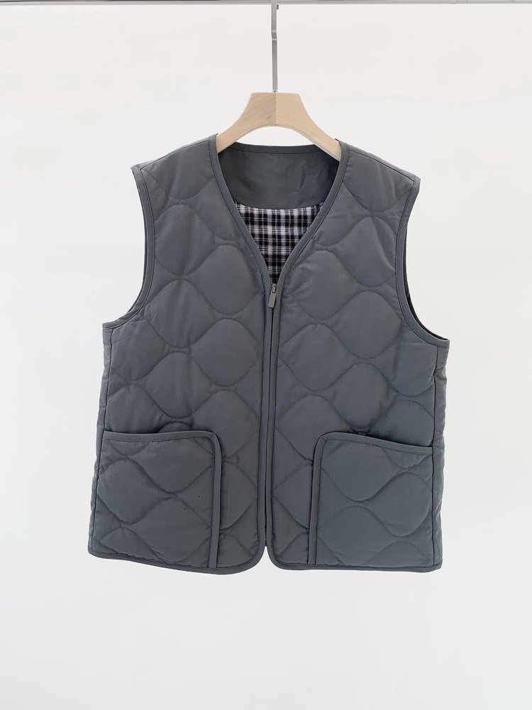 2025秋冬季新款女装休闲百搭短款外套宽松显瘦上衣鹅绒马甲he同款