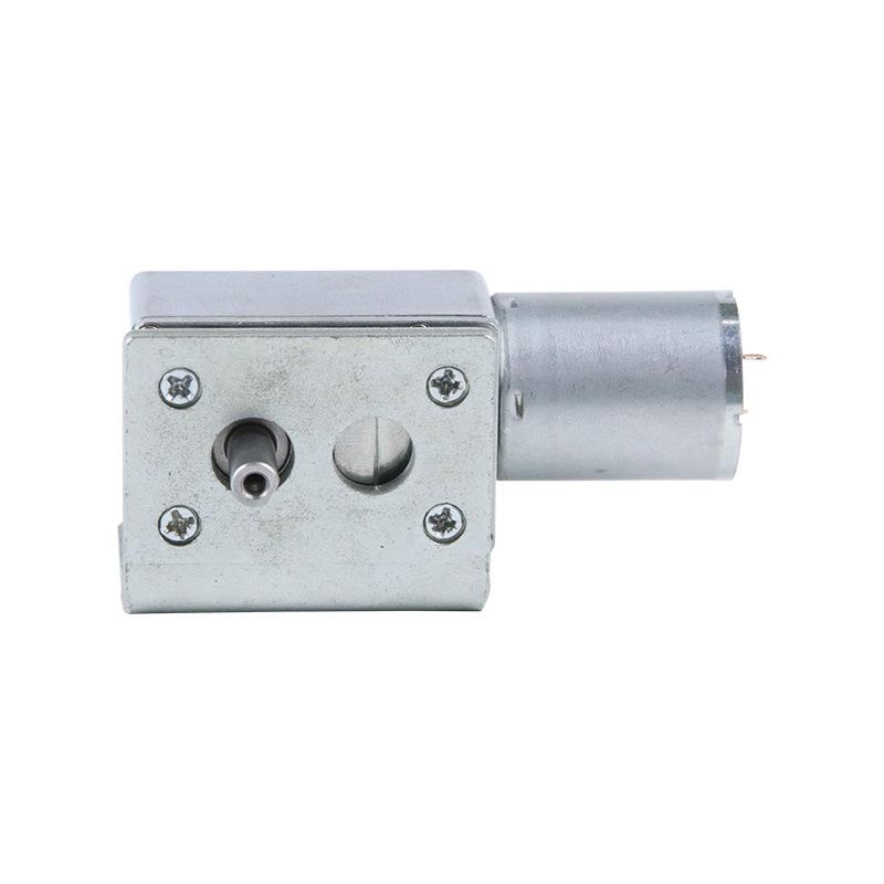 JGY370直流减速电机24V12V6V蜗轮蜗杆大扭力低速微型直流电机马达