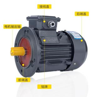 2极1.5kw电动机380V 三相异步交流船用电机 Y90S 船用系列电机