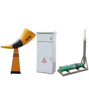 喊泉號角景區(qū)打卡掃碼 聲控噴泉單車互動感應(yīng)噴泉牛角高音全套吶喊