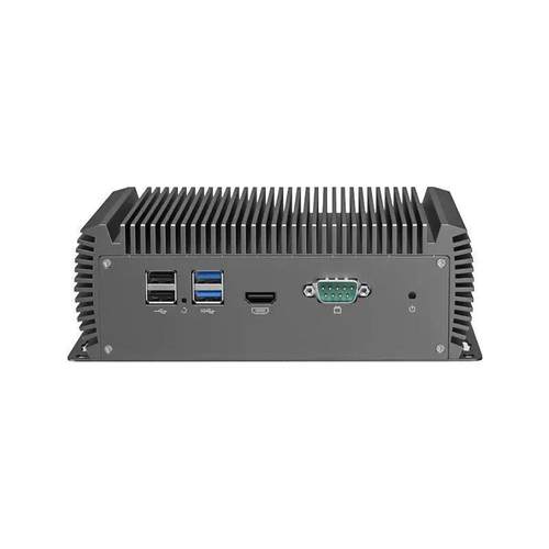 6网口迷你软路由工控电脑2.5G网卡i38145u来电自启PXE无风扇主机