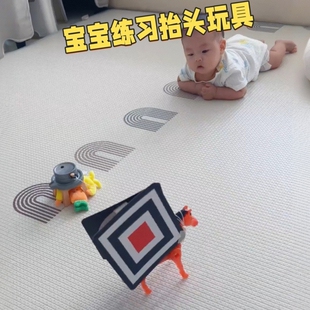 儿童毛驴拉磨玩具宝宝抬头练习仿真电动小马追视训练早教益智玩具