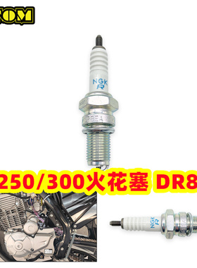 OTOM 越野摩托车宗申发动机 PR250 PR300火花塞 DR8EA克维思 恒舰