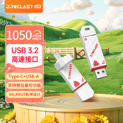 台电1T固态U盘USB3.2高速双接口