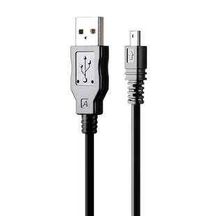 适用尼康d7100数据线d7200 s2500 s2600 coolpix d5200 d3200 充电器mini8pin电源线d5100小口充电传输线usb