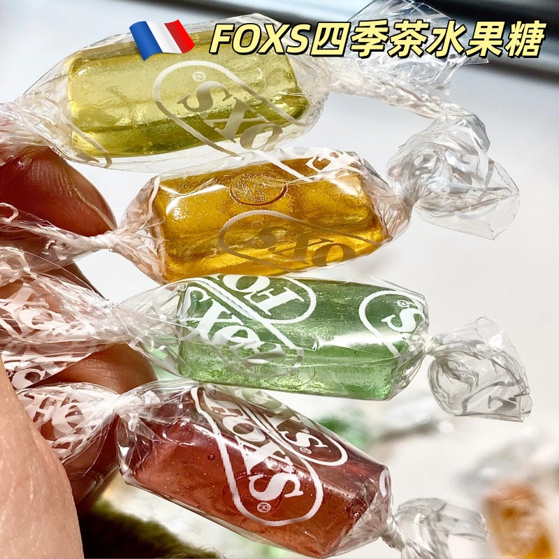 【印尼进口】FOXS水晶糖霍士什锦四季茶硬糖水果糖礼物糖果袋装