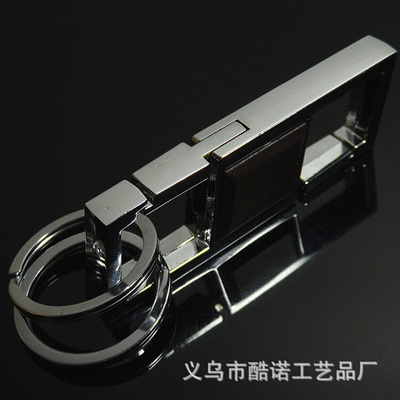 极速Doauble Circle metal keychains Taobao Y hot selling stal