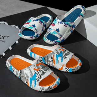 韩版拖鞋男夏季时尚外穿室外潮流个性新款踩屎感家用凉拖男生沙滩