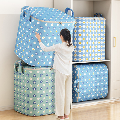 衣服收纳箱家用超大容量衣柜装衣物整理盒布艺折叠储物筐箱子神器