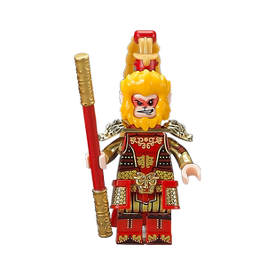 迪库激斗西游人仔孙悟空唐僧猪八戒牛魔王红孩儿积木玩具男孩礼物